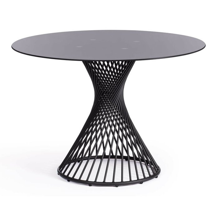 Обеденный стол Bertoia черного цвета