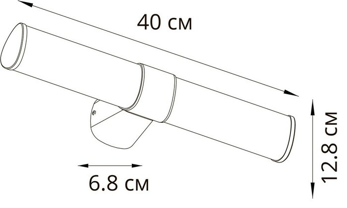 Подсветка для зеркал Arte Lamp CALLISTO A4408AP-1CC - купить Подсветка для картин по цене 2490.0