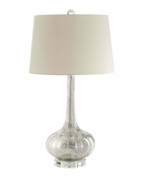 Настольная лампа Вилма с белым абажуром