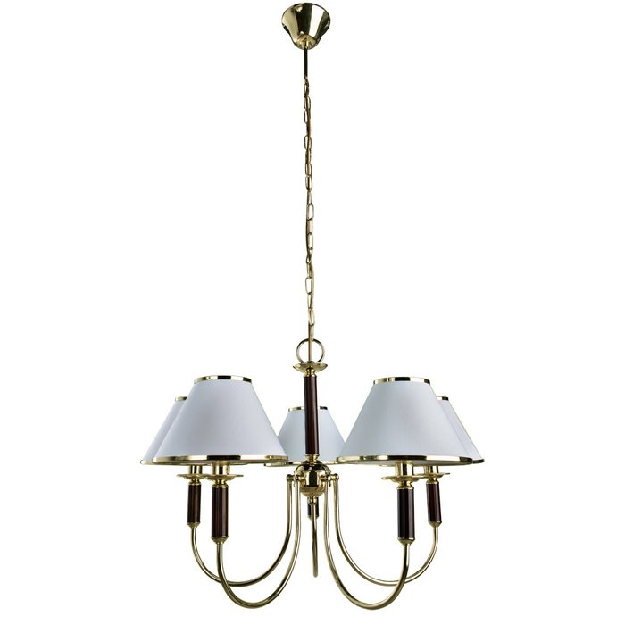 Подвесная люстра ARTE LAMP Catrin с белыми абажурами Подвесная люстра ARTE LAMP Catrin с белыми абажурами