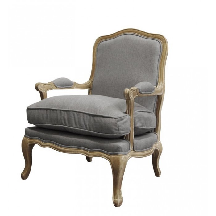 Французкое кресло Шебби шик с подлокотниками - купить Интерьерные кресла по цене 35510.0