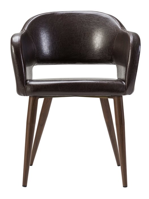 Кресло Oscar Lux Cofi кофейного цвета - лучшие Обеденные стулья в INMYROOM