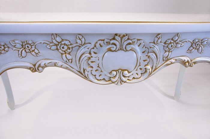 Обеденный стол Венеция цвета слоновая кость - купить Обеденные столы по цене 86900