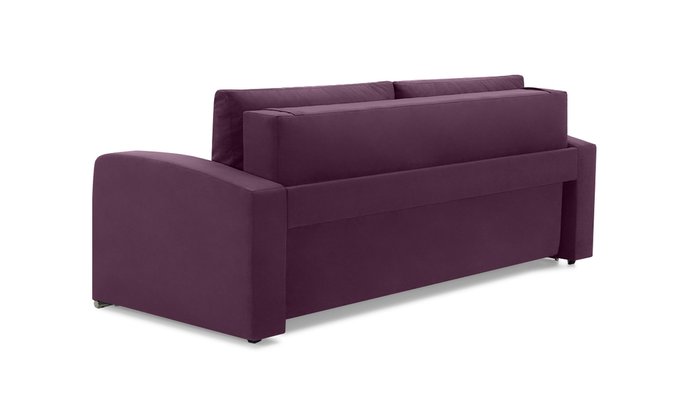 Прямой диван-кровать Окленд Лайт фиолетового цвета - лучшие Прямые диваны в INMYROOM