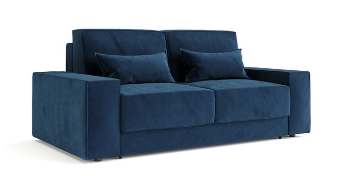 Диван-кровать Модесто темно-синего цвета - купить Прямые диваны по цене 73039.0