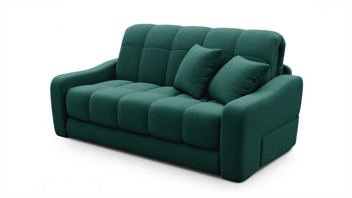 Диван Стелла Лайт 155х200 темно-зеленого цвета
