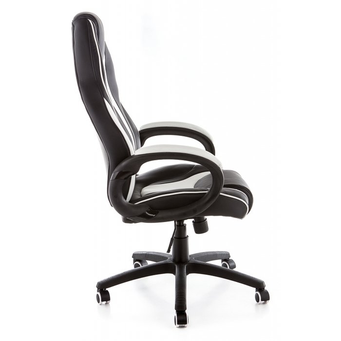 Компьютерное кресло Danser черно-белого цвета - лучшие Офисные кресла в INMYROOM