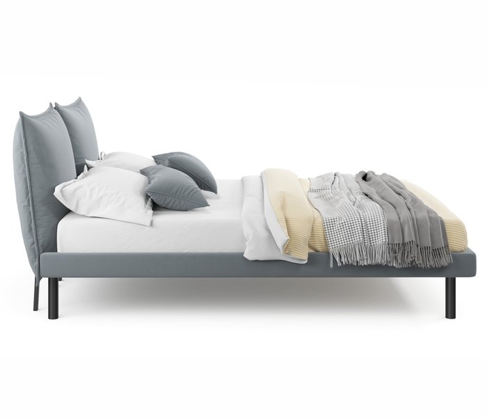 Кровать Fly 160х200 серого цвета - лучшие Кровати для спальни в INMYROOM
