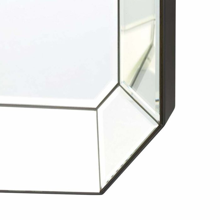Прямоугольное настенное зеркало Вудроу в стеклянной раме  - лучшие Настенные зеркала в INMYROOM