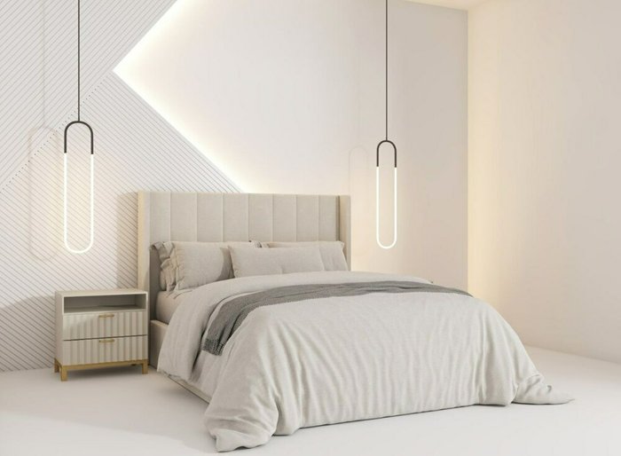 Кровать Roccia 160х200 светло-серого цвета с подъемным механизмом  - лучшие Кровати для спальни в INMYROOM