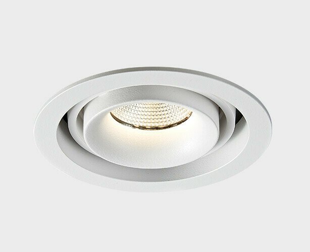 Встраиваемый светильник DE-313 white (металл, цвет белый) - лучшие Встраиваемые споты в INMYROOM