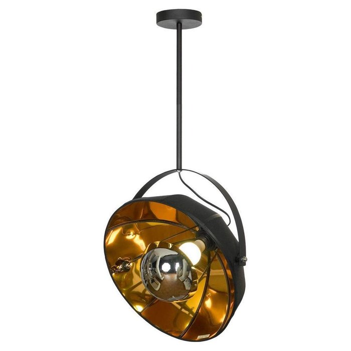 Подвесной светильник Klamath М черно-золотого цвета