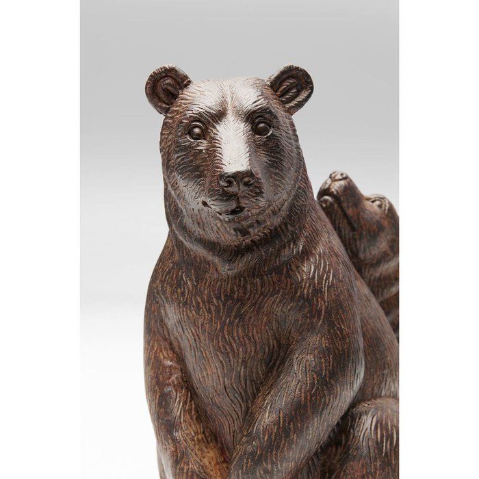 Статуэтка Bear Family коричневого цвета - лучшие Фигуры и статуэтки в INMYROOM