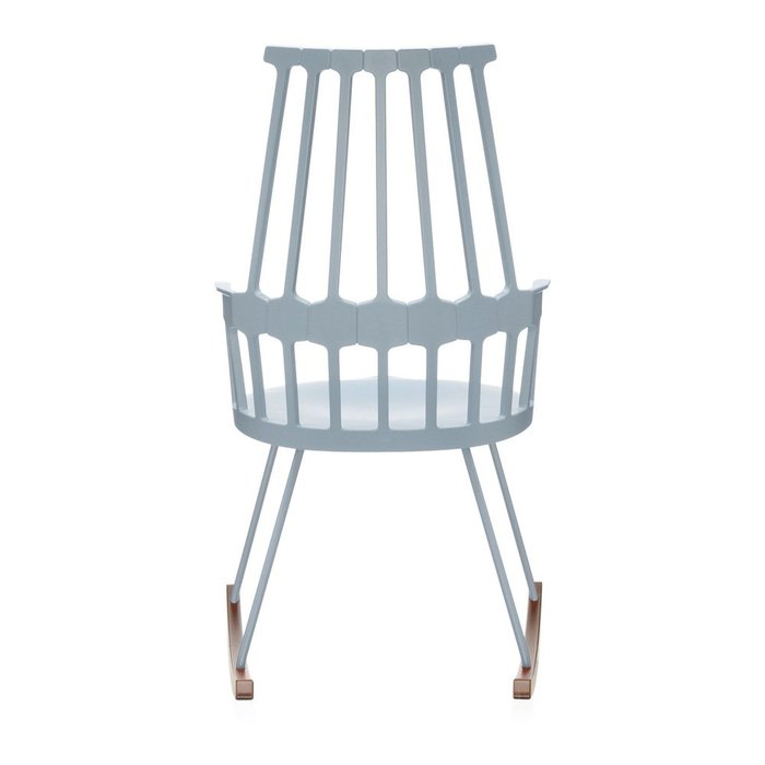 Кресло-качалка Comback голубого цвета - лучшие Интерьерные кресла в INMYROOM