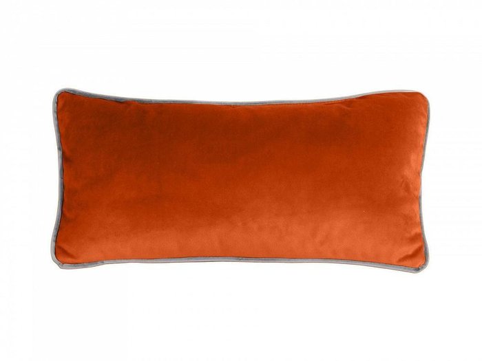 Подушка декоративная Boxy 25х50 оранжевого цвета