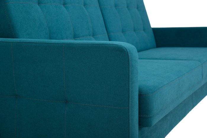 Диван-кровать Тесей 212 лазурного цвета - лучшие Прямые диваны в INMYROOM