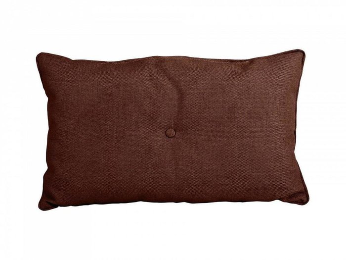 Декоративная подушка Pretty темно-коричневого цвета