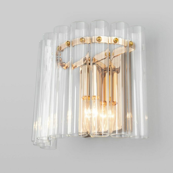 Настенный светильник Flamel золотого цвета - лучшие Бра и настенные светильники в INMYROOM