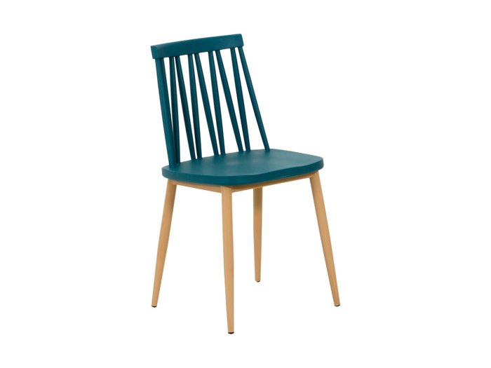 Стул Zig Zag бирюзового цвета - купить Обеденные стулья по цене 3690.0