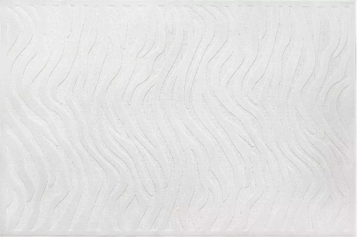 Ковер Zebra 160x230 бежево-белого цвета