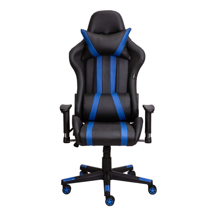 Кресло поворотное Gamer черно-синего цвета - купить Офисные кресла по цене 17850.0