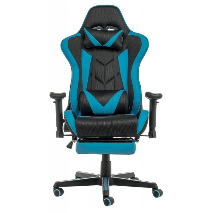 Компьютерное кресло Kano черно-голубого цвета - купить Офисные кресла по цене 19990.0