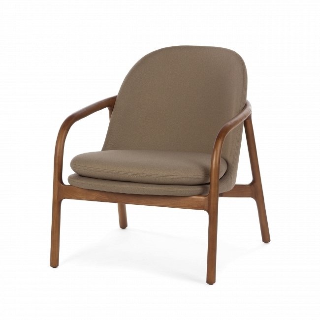 Кресло Aleman коричневого цвета