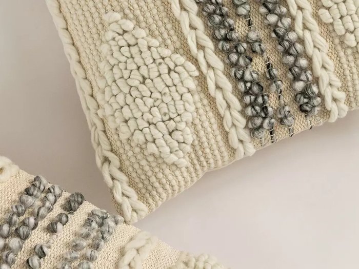 Набор из двух чехлов на подушку Canvas бежевого цвета - купить Чехлы для подушек по цене 3550 Набор из двух чехлов на подушку Canvas бежевого цвета - купить Чехлы для подушек по цене 3550