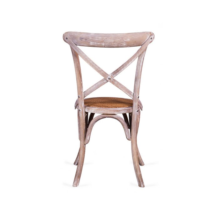 Венский стул Crosshair Cirk выбеленный дуб - лучшие Обеденные стулья в INMYROOM