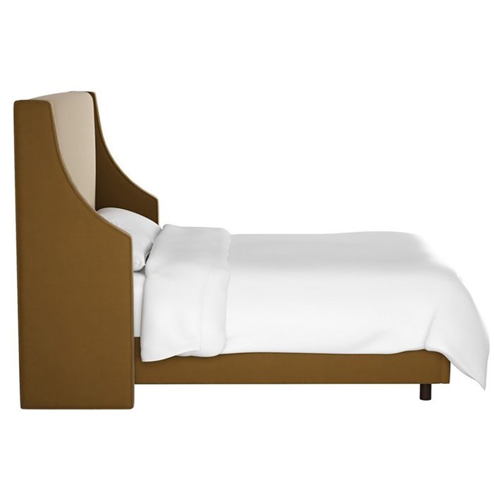 Кровать Davis Wingback Sand Velvet 180х200 - купить Кровати для спальни по цене 92000.0
