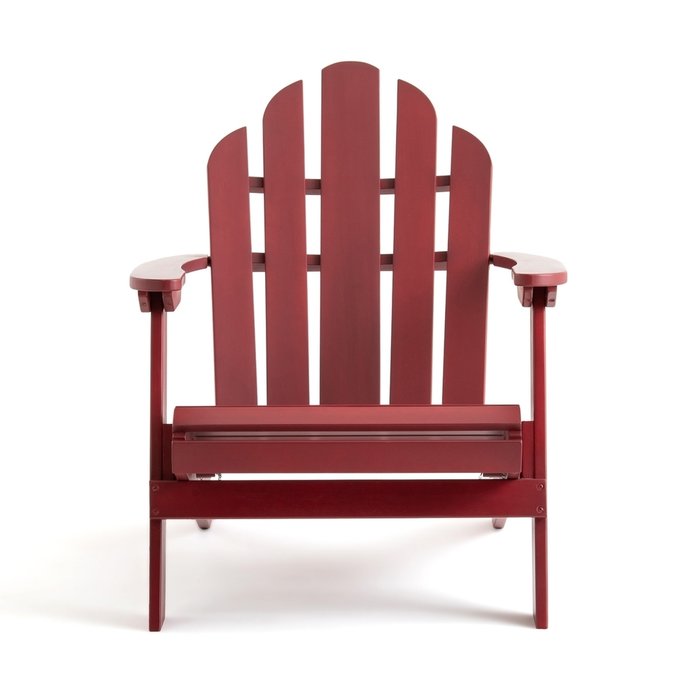 Кресло для сада Thodore в стиле Адирондак красного цвета - купить Садовые кресла по цене 24738.0