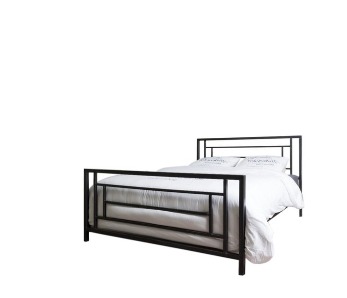 Кровать Орландо 160х200 черного цвета - купить Кровати для спальни по цене 28990.0