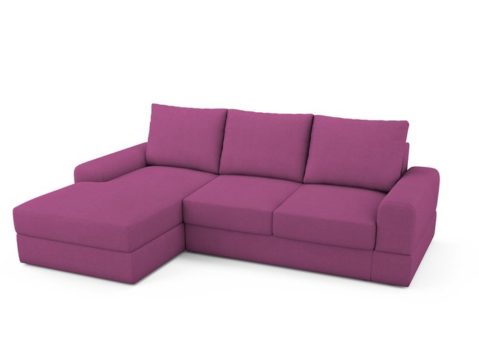 Угловой Диван-кровать Elke пурпурного цвета - лучшие Угловые диваны в INMYROOM