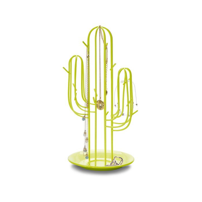 Подставка для украшений Cactus зеленого цвета