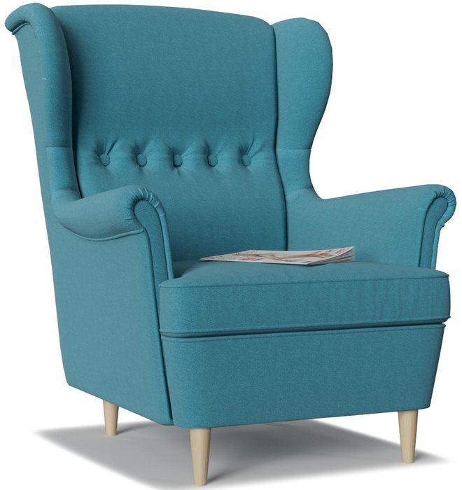 Кресло Торн Porshe Light Blue голубого цвета
