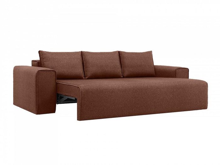 Диван-кровать Bui коричневого цвета - лучшие Прямые диваны в INMYROOM