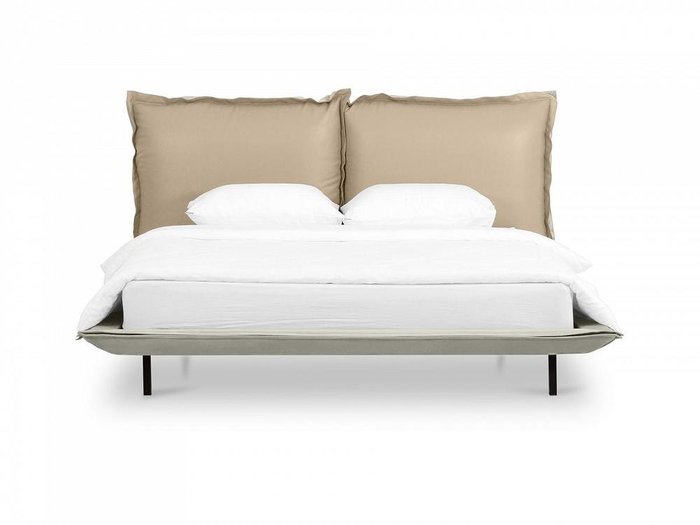 Кровать Barcelona 160х200 бежевого цвета - лучшие Кровати для спальни в INMYROOM