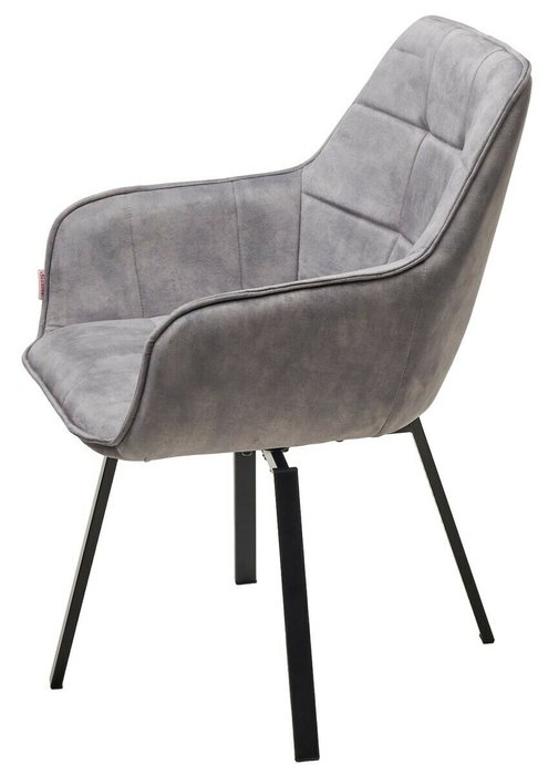 Стул поворотный Maverick серого цвета - купить Обеденные стулья по цене 8000.0