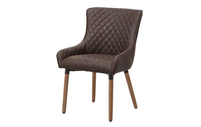 Мягкий стул коричневого цвета