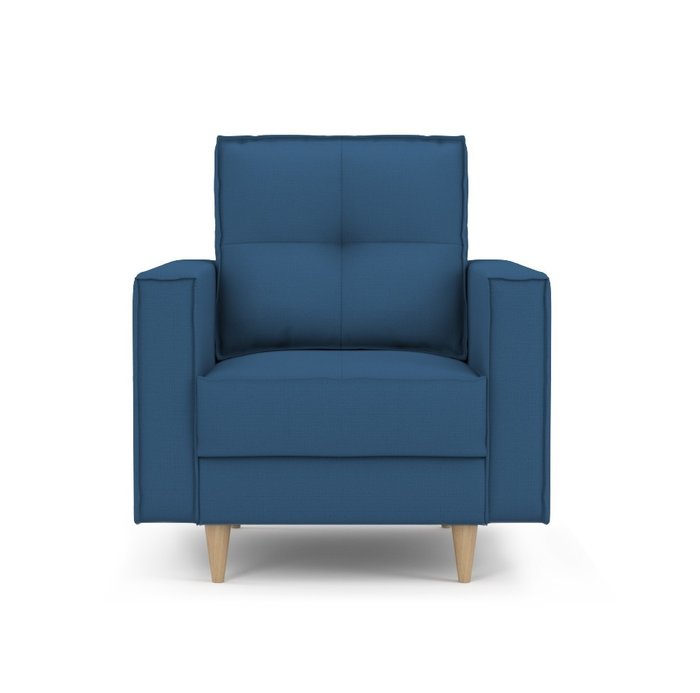 Кресло Otto синего цвета - купить Интерьерные кресла по цене 25000.0