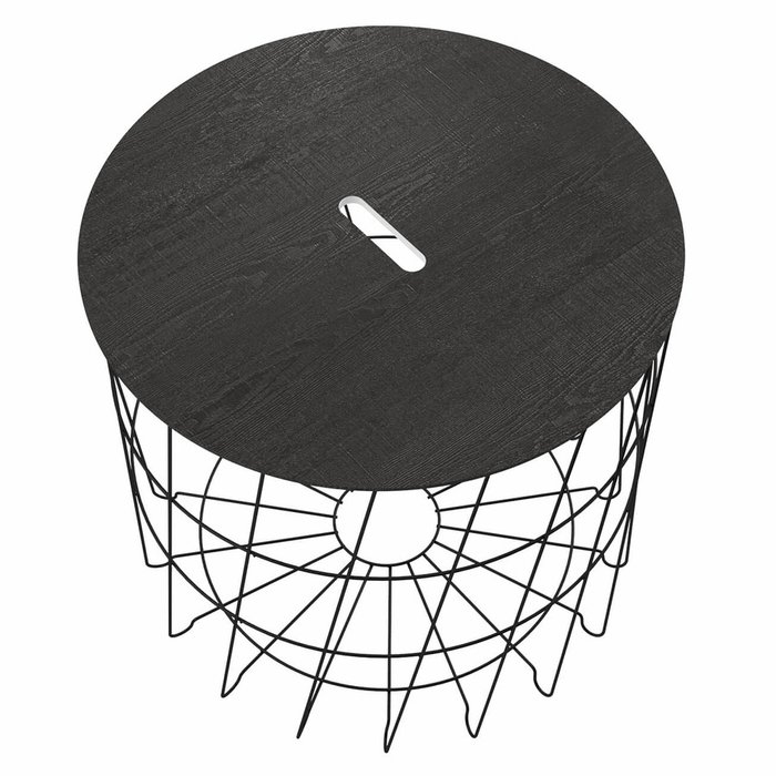 Кофейный стол Артим черного цвета - купить Кофейные столики по цене 4760.0