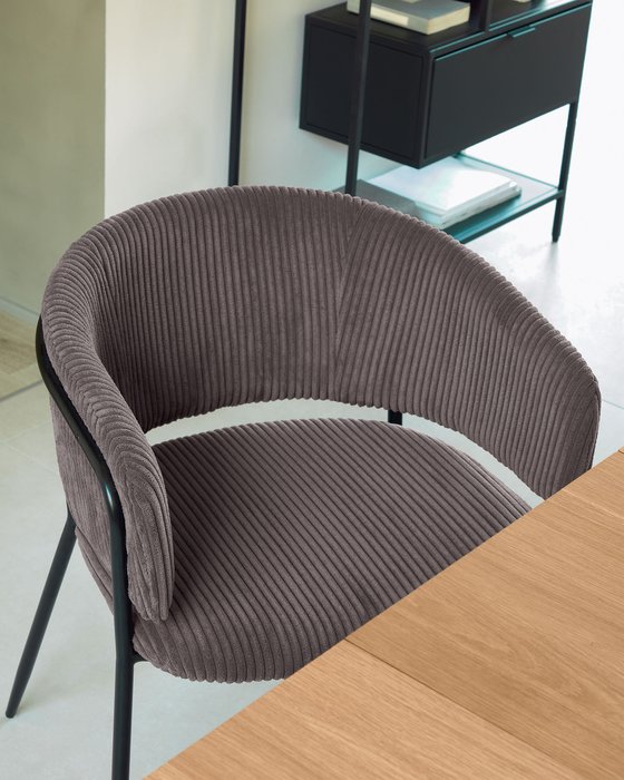 Стул Konnie серого цвета - купить Обеденные стулья по цене 42990.0