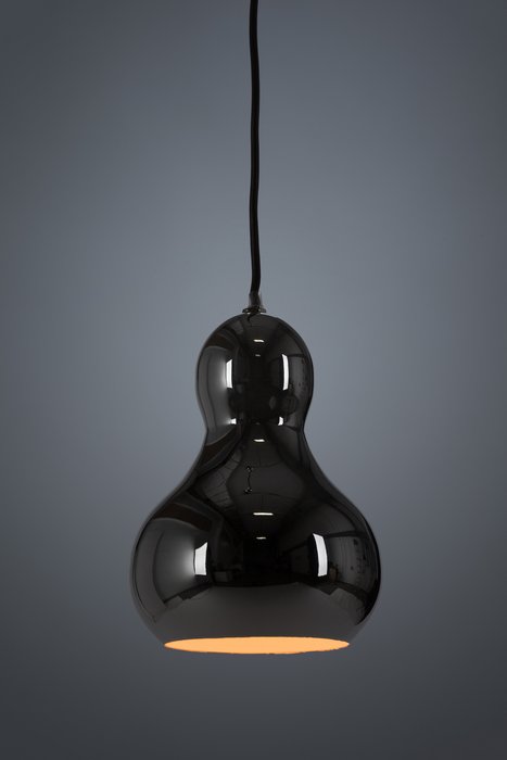 Подвесной светильник Pear серого цвета - купить Подвесные светильники по цене 4200.0