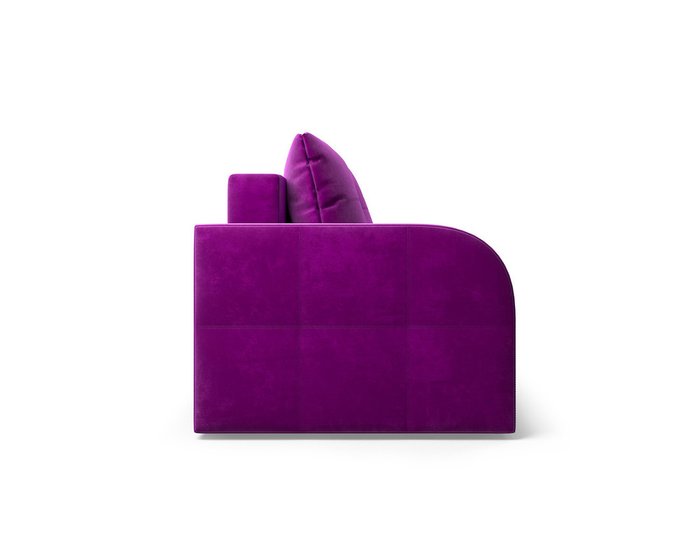 Прямой диван-кровать Марсель 3 фиолетового цвета - лучшие Прямые диваны в INMYROOM
