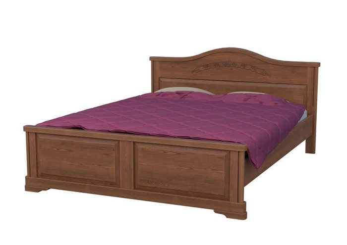 Кровать Эдем бук-орех 160х200 - лучшие Кровати для спальни в INMYROOM