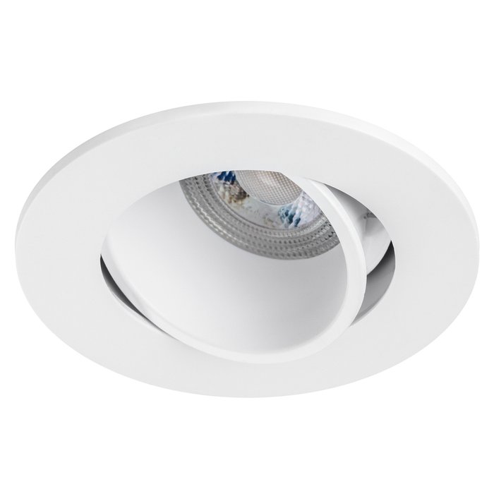 Рамка (светильник) PVC д/LED-модулей 941хх и LED-ламп D50мм SINGO ROUND БЕЛЫЙ