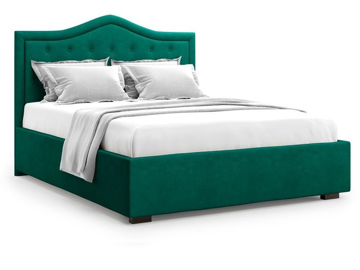 Кровать с подъемным механизмом Tibr 160х200 зеленого цвета - купить Кровати для спальни по цене 43000.0