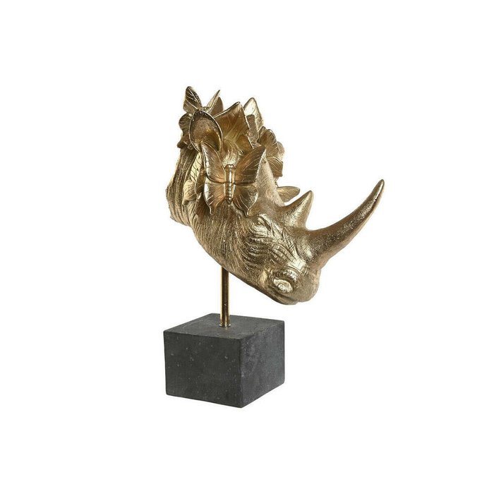 Декоративная фигура Чёрный Позолоченный 33 x 24 x 43,5 cm
