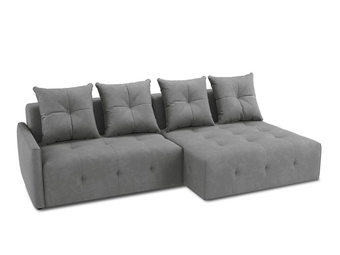 Угловой диван-кровать Bronks серого цвета - купить Угловые диваны по цене 111000.0