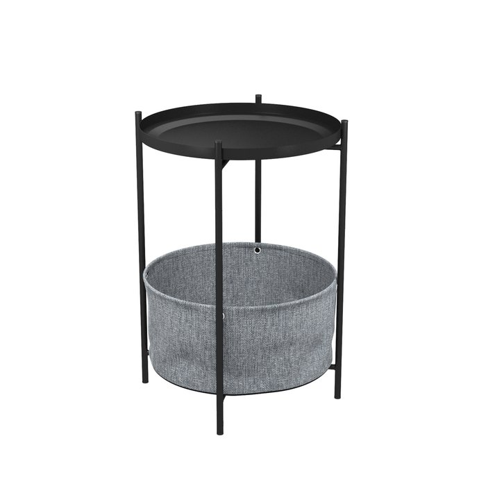 Сервировочный стол Берген черно-серого цвета - купить Сервировочные столики по цене 2990.0